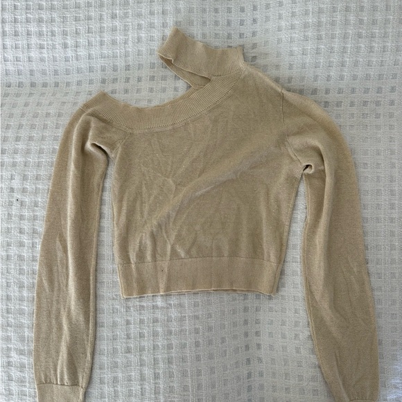 Camila Coelho Tan Knit Sweater - Picture 3 of 4